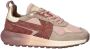 Kaotiko Detroit Faded chunky leren sneakers oudroze - Thumbnail 3