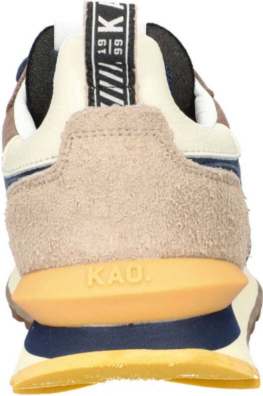 Kaotiko Nara Vintage suède sneakers bruin