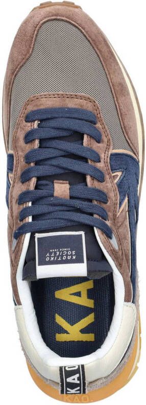 Kaotiko Nara Vintage suède sneakers bruin