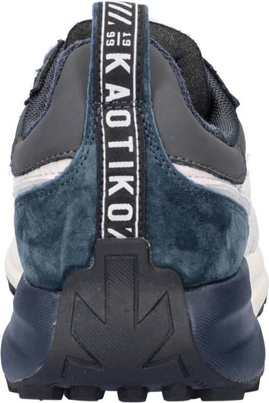 Kaotiko Vancouver Ivy chunky suède sneakers zwart
