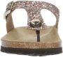 Kipling Madonna 3 teenslippers met glitters roze Meisjes Leer 28 - Thumbnail 3