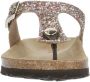 Kipling Madonna 3 teenslippers met glitters roze Meisjes Leer 32 - Thumbnail 4