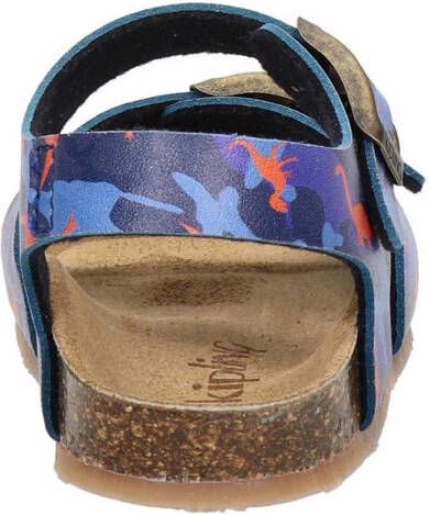 Kipling Nino 1 sandalen met dino's blauw