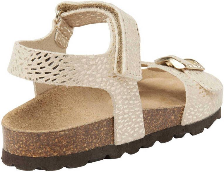 Kipling Pepita 5 leren sandalen lichtroze