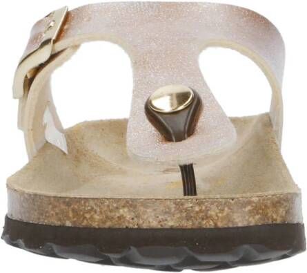 Kipling Pilar 3 teenslippers champagne