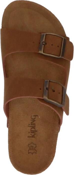 Kipling Sunset 1 nubuck sandalen cognac
