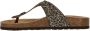 Kipling teenslipper zwart goud Imitatieleer All over print 31 - Thumbnail 3