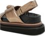Kurt Geiger 225-Orson leren sandalen brons - Thumbnail 2