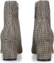 Kurt Geiger London Fabric Ankle Boot Enkellaarsjes Enkelboots met rits Dames Goud - Thumbnail 8