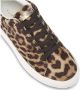 Kurt Geiger Laney suède sneakers met panterprint beige zwart - Thumbnail 4