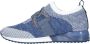 La Strada denim slip-on sneakers blauw - Thumbnail 3