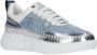 La Strada denim sneakers blauw zilver - Thumbnail 2
