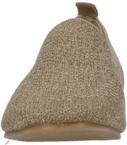 La Strada knitted loafers goud zilver