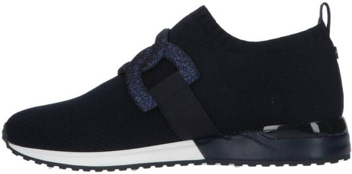 La Strada knitted slip-on sneakers donkerblauw