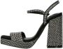 La Strada sandalettes met strass steentjes zwart - Thumbnail 3