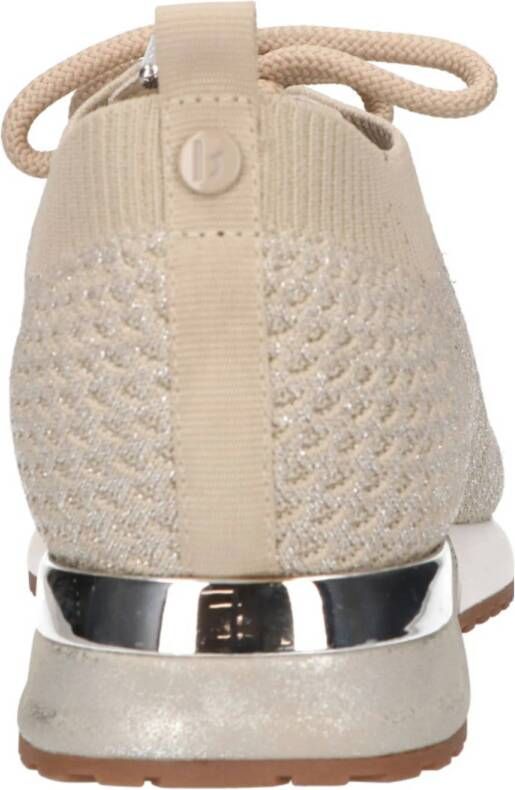 La Strada sneakers beige zilver