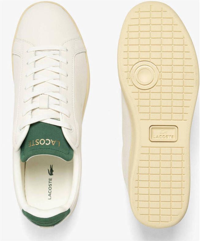 Lacoste Carnaby Pro sneakers offwhite groen