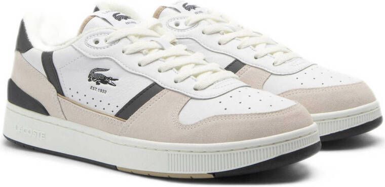Lacoste T-Clip Set 224 sneakers wit donkergroen