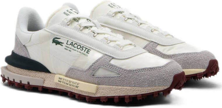 Lacoste Elite Active 125 sneakers wit donkergroen