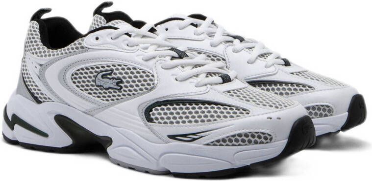 Lacoste Storm 96 2K sneakers wit donkergroen