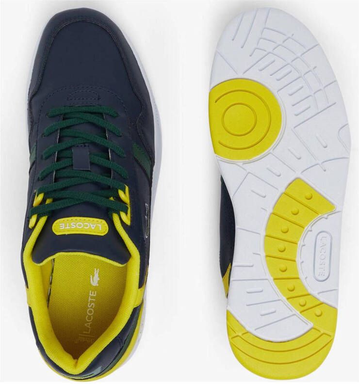 Lacoste T-Clip sneakers blauw geel