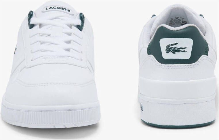 Lacoste T-Clip sneakers wit donkergroen