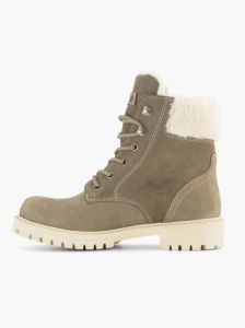 Landrover Groene suède veterboot gevoerd