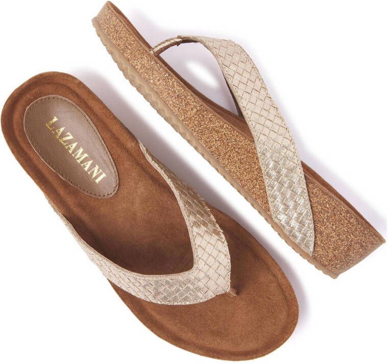 Lazamani 75 807 teenslippers goud