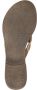 Lazamani Leren versierde teenslipper Beige Leer Teenslippers Dames - Thumbnail 11