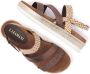 Laza i Sandalen 75.827 Brown Bruin Leer LA75827brown - Thumbnail 3