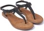 Laza i Sandalen 75.834 Black Zwart Leer LA75834black - Thumbnail 5