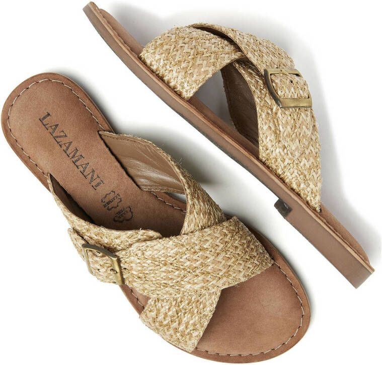 Lazamani beige slippers