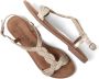 Lazamani Aida Dames Sandalen Leer Gold - Thumbnail 3