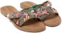 Laza i Versierde slippers met suède Bruin Leer Leren slippers - Thumbnail 10