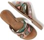 Laza i Versierde slippers met suède Bruin Leer Leren slippers - Thumbnail 11