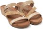 Lazamani Diega Dames Slippers Gold - Thumbnail 4