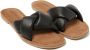 Lazamani leren slippers zwart - Thumbnail 3
