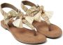 Lazamani Beige Leren Sandalen 75.119 Beige Dames - Thumbnail 10