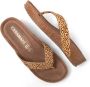 Lazamani Laura Dames Slippers Leopard - Thumbnail 3