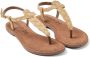 Lazamani Dia Dames Sandalen Raffia Gold - Thumbnail 3