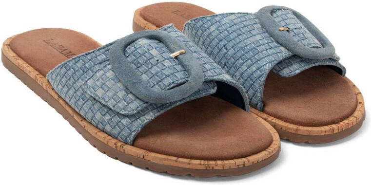 Lazamani slippers blauw