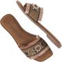 Lazamani Dames Slippers 75.362 Brown - Thumbnail 2