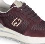 Liu Jo Amazing 25 leren sneakers bordeaux - Thumbnail 4