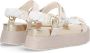 Liu Jo Platform Sandals Braiding Dames Sandalen White Butter - Thumbnail 4