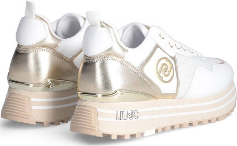 Liu Jo leren sneakers wit
