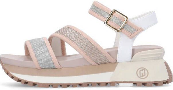 Liu Jo MAXI WONDER 15 sandalen met glitters roze