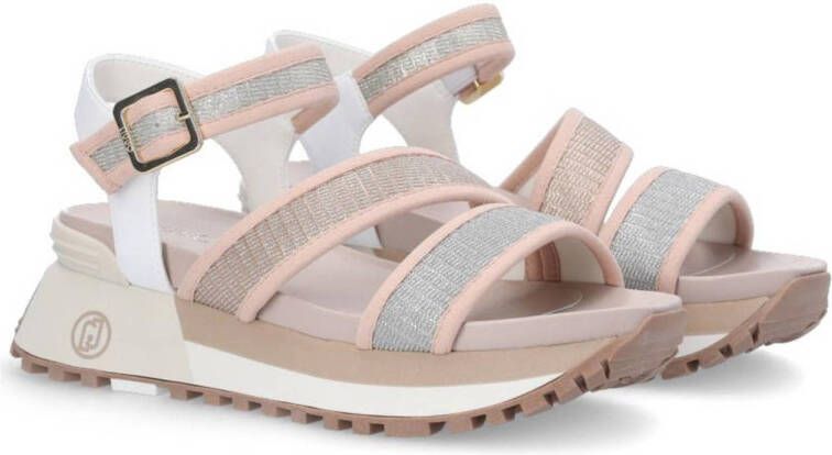 Liu Jo MAXI WONDER 15 sandalen met glitters roze