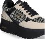 Liu Jo Maxi Wonder Plus 01 sneakers zwart beige - Thumbnail 2