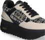 Liu Jo Maxi Wonder Plus 01 sneakers zwart beige - Thumbnail 2