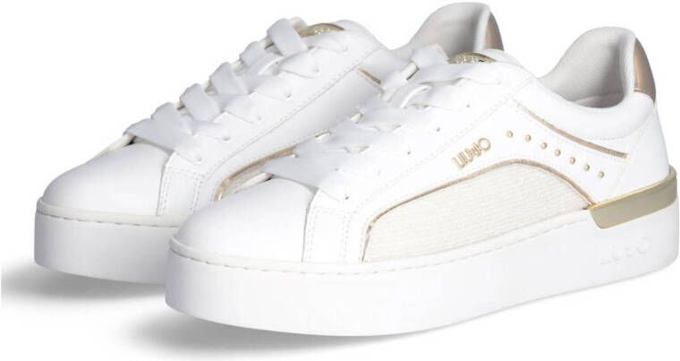 Liu Jo Sylvia 97 sneakers wit goud